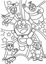 Nobita Doraemon Shizuka Suneo sketch template