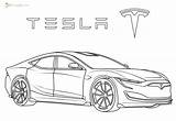 Tesla Coloring Colorear Dibujos sketch template