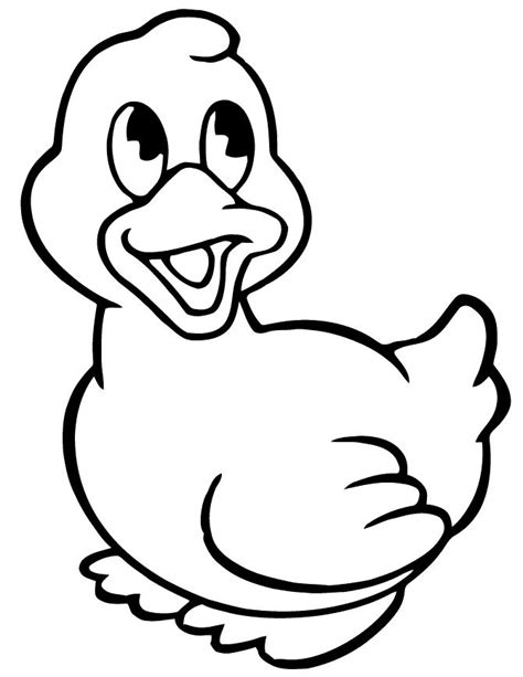 cartoon baby duck coloring pages  kids chq printable ducks