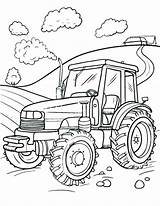 Trailer Coloring Tractor Pages Getcolorings Print Printable sketch template