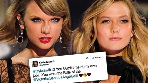 taylor swift shakes off rumors of lesbian kiss with karlie kloss