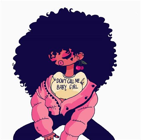 Eloiiii Did This ♡ Black Girl Cartoon Black Girl Art Black Women Art