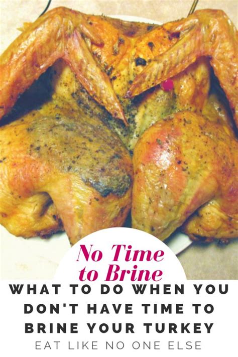 no time to brine turkey recipe alton brown turkey