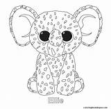 Beanie Coloring Boo Pages Boos Ellie Ty Colorear Printable Para Print Peluches Sheets Info Elephant Book Colouring Party Dragon Color sketch template