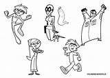 Coloring Danny Phantom Pages Books Fenton Daniel Featuring Printable sketch template