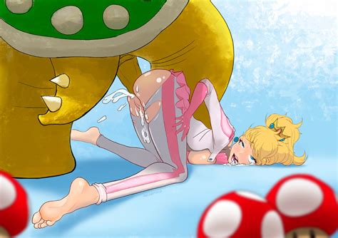 rule 34 5 toes ahe gao anal barefoot blonde hair blue eyes bodysuit bowser breasts clothed