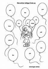 Lernen Ausmalbilder Vorlage Luftballons sketch template