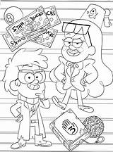 Falls Coloring Pages Gravity Super Cool Youloveit Fall Mabel Dipper Don Drawings Printable Printables Choose Board sketch template