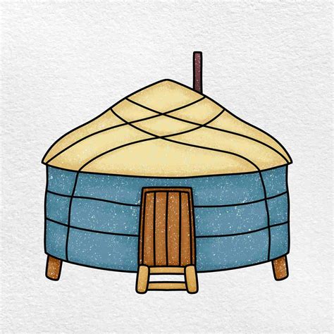 draw  yurt helloartsy