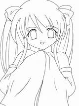 Coloring Anime Pages Face Gianfreda Naruto Cute Girls sketch template