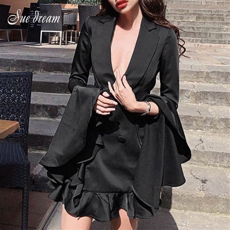 buy 2018 high quality new autumn women s dress black