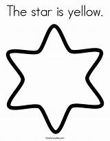 Coloring Pages Yellow Star Noodle Twisty Preschoolers Popular Coloringhome sketch template