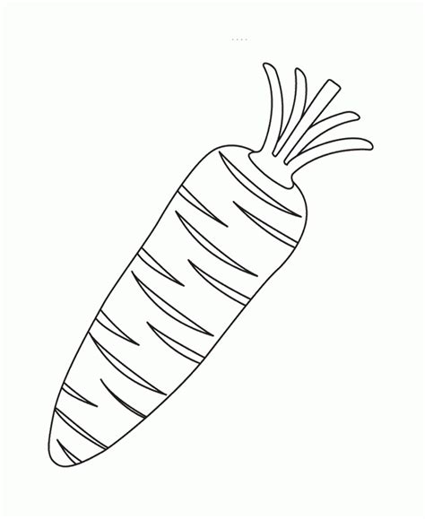 carrot coloring page coloring home