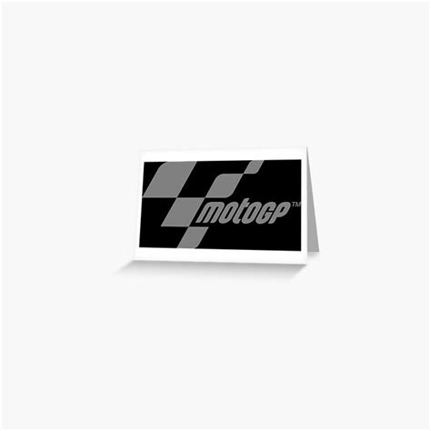 racing motogp moto gp logo greeting card  sale  devivlee redbubble
