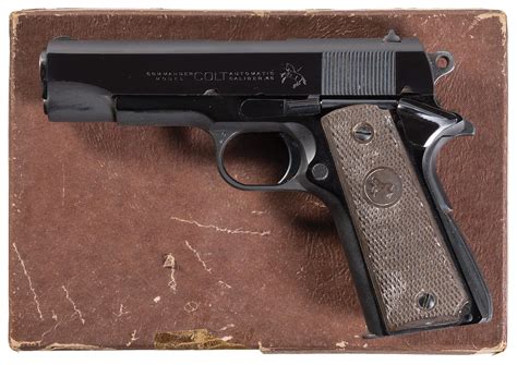 colt commander pistol  acp rock island auction