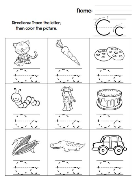 printable preschool worksheets tracing letters alphabet