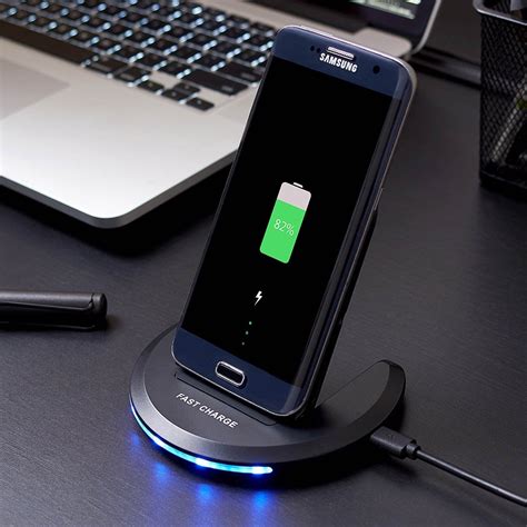 qi wireless charger pad fast wireless charger dock  iphone xplussamsung galaxy sss