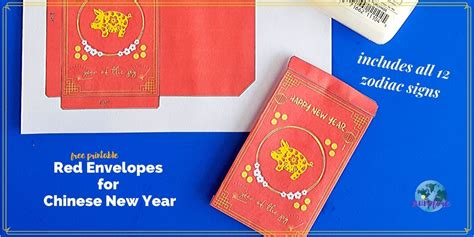 printable red envelopes  chinese  year munofore