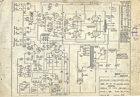 vox ac circuit diagrams schematics