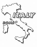 Italy Map Coloring Printable Sheet Description Pages Onlinecoloringpages sketch template