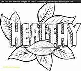 Healthy Coloring Health Pages Food Drawing Body Printable Color Sketch Related Getcolorings Habits Print Getdrawings sketch template