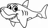 Nemo Coloring Pages Finding Crush Shark Getcolorings Great sketch template