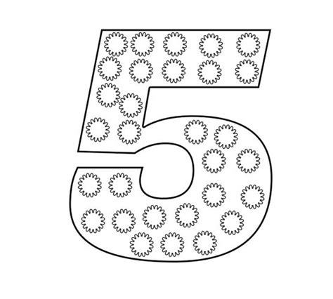 number  printable coloring pages  coloring pages  kids