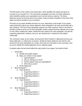 sample reaction paper  style   write  reaction paper format