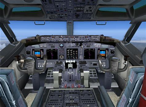 cool jet airlines boeing  cockpit