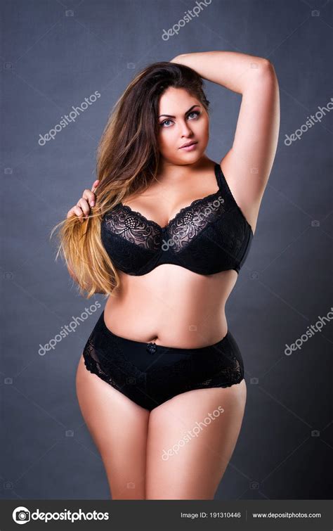 Thick Lingerie Models Plus Size Sexy Model In Black