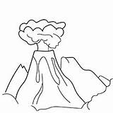 Volcano Coloring Pages Printable Forest Busy Keep Amazing Little sketch template