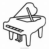Piano Coloring Pages Music Musical Color Grand Icon Instrument Printable Pianoforte Concert Popular Outlines Getcolorings sketch template
