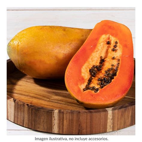 papaya maradol mitad de pieza por kilo walmart