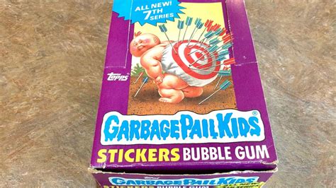 garbage pail kids original  series box opening gpk os youtube