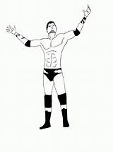 Orton Wrestler Clipartmag sketch template