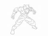 Panther Marvel Coloring Pages Superhero Raskrasil sketch template