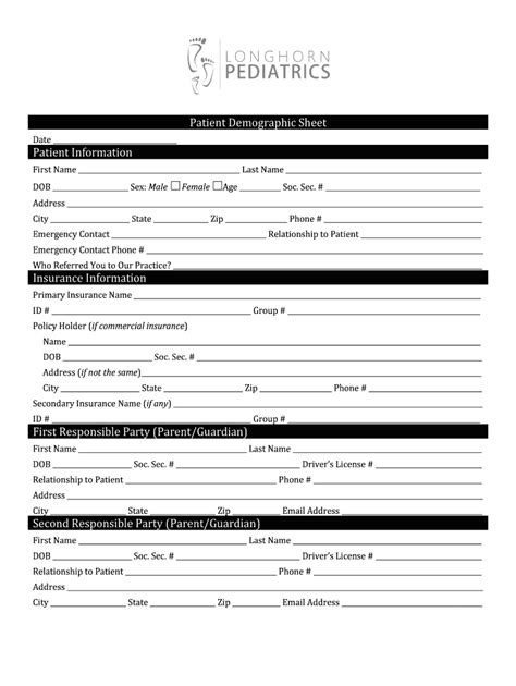 demographic sheet form fill   sign printable  template