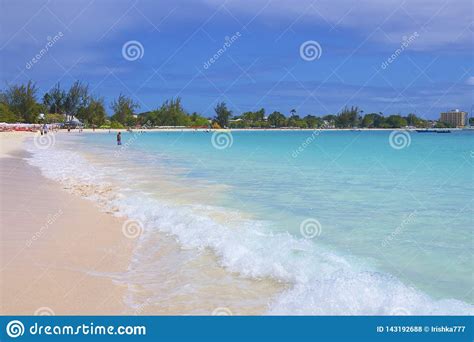 Carlisle Bay Beach In Barbados Caribbean Editorial Stock