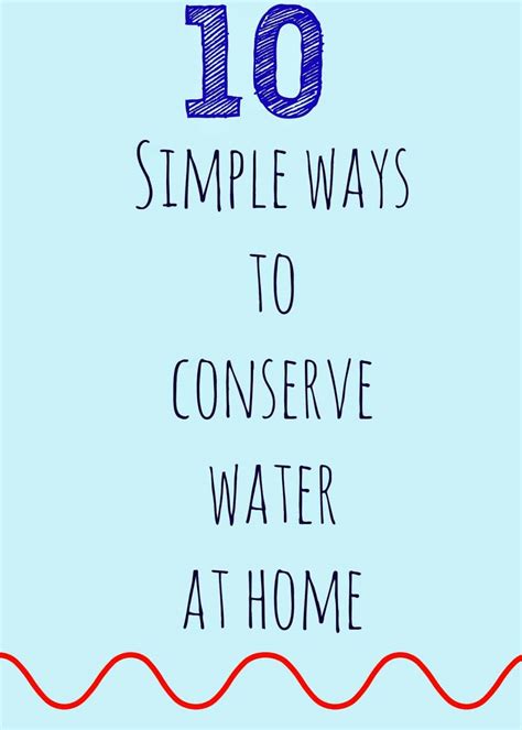 simple ways  conserve water  home  chirping moms
