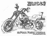 Softail Fxstc 1056 sketch template