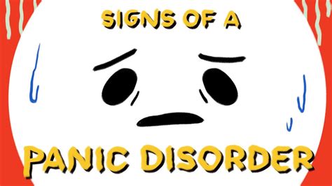 signs   panic disorder youtube