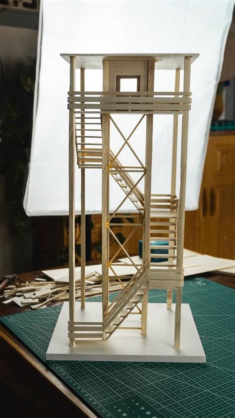 wood  tower  tower bamboo house design small house design plans