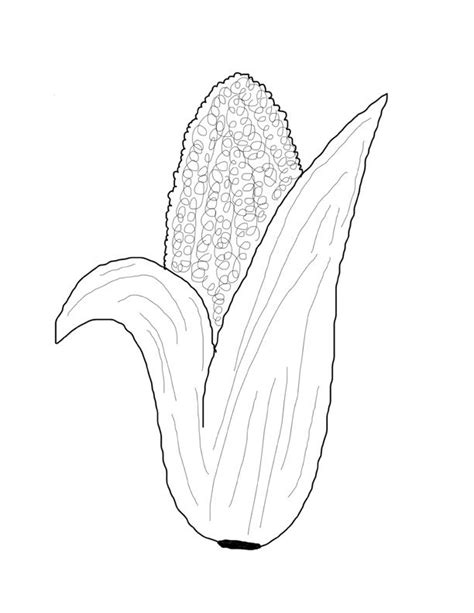 corn printable coloring page printable coloring pages coloring pages