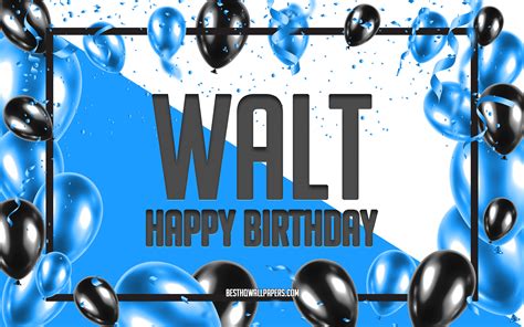 wallpapers happy birthday walt birthday balloons background