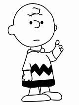 Charlie Brown Coloring Pages Printable Snoopy Print Fall sketch template