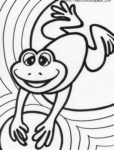 frog coloring pages  printable coloring pages