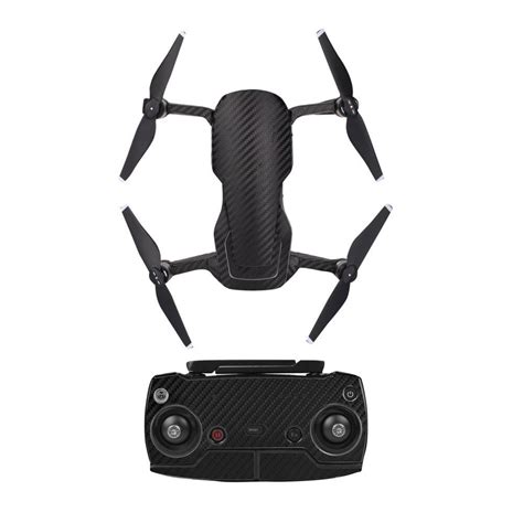 black carbon fiber waterproof pvc decal skin sticker  dji mavic air drone body protection