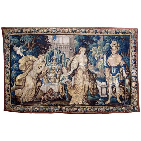 Large Flemish 17th 18th Century Baroque Figural Tapestry