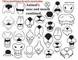 Animal Nose Cartoon Noses Drawing Draw Cute Clipart Eyes Drawings Dog Dessin Nez Mouths Cartoons Mouth Faces Animals Template Heads sketch template