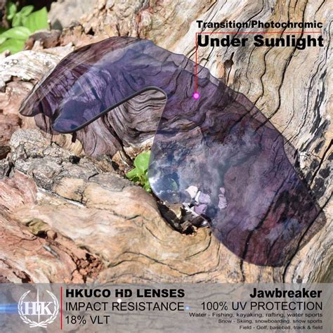 hkuco  jawbreaker polarized photochromic replacement lenses light greyeyewear accessories